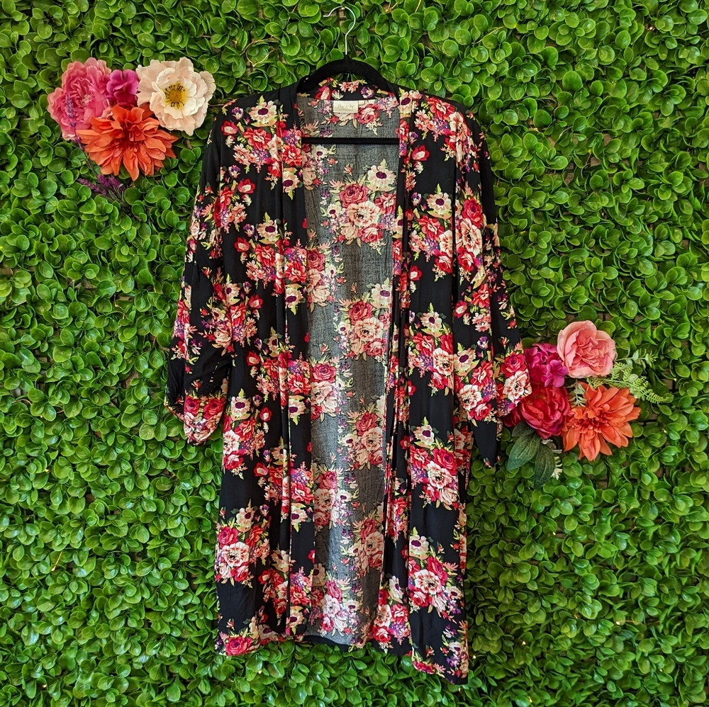 Kimono style robe